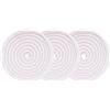 Lux Metal Kit Lucidatura 3 Disco in Cotone 150 mm Foro 12,7 mm Set Dischi Lucidare A Specchio Alluminio Acciaio Inox Metalli Ruota Lucidante Per Trapano Mola Ottone Rame Ferro Legno Marmo Plexiglass