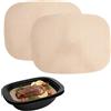 VOSSOT Set di 2 Tappetini da Forno Riutilizzabili per Thermomix TM7 Varoma, Accessori Thermomix TM7 Antiaderenti e Senza BPA, Fogli da Forno Resistenti al Calore fino a 260°C, Lavabili in Lavastoviglie