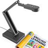 GAWERVAN 12MP Telecamera Documenti, 4K Visualizzatore - Luce LED, Autofocus Dual e Microfono - Pieghevole - Compatibile con Mac/Windows/Chromebook - Ideale per Dimostrazioni e Didattica a Distanza