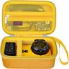 Elonbo Custodia per KODAK PIXPRO WPZ2 Robusta Fotocamera Digitale Impermeabile, Custodia per Fotocamera Digitale WiFi 4K Resistente Agli Urti, Tasca Mesh Adatta Caricabatteria. Giallo