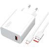 ACAGET 100W Caricatore per Xiaomi 17T Pro 17 15 Ultra con 6A Cavo USB C 1M per POCO X8 Pro Max F8 Ultra M8 F8 F7 F6 X7Pro Caricabatterie rapido Adattatore con Cavo USB Type-C per Redmi Note 15 Pro+ 14 13 5G