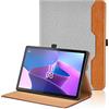 Oduio Custodia per Lenovo Tab P11 Pro 2nd 2022 11.2 pollici Pelle Tablet Case, Multi-Angli Supporto Pieghevole Cover Protettiva con Tasca, Pencil Loop, Auto Sveglia/Sonno - Grigio