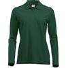 Clique Clothing, maglia a maniche lunghe classica in cotone, da donna, vestibilità moderna, da XS a XXL Bottle Green X-Large