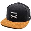 Hand und Feuer Snapback Cap Classic One Size, grigio scuro, Taglia unica