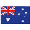 PHENO FLAGS Bandiera Australia 90x150cm - australiana - resistente alle intemperie - con occhielli in ottone - 100% poliestere - cuciture doppie robuste e colori vivaci - per gli amanti delle bandiere