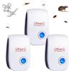 Flintronic Repellente Ultrasuoni, 3 Pezzi Antizanzare Ultrasuoni, Repellente Ultrasuoni Anti Zanzare, Antizanzare Repellente,Repellente ad Ultrasuoni per Topi Insetti Zanzare Ragni Formiche Scarafaggi