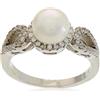 Beneto Anello Silver Ring with Crystals and Real Pearl AGG205 - Circuito: 50 mm sBE0448-50 Marca