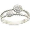 Beneto Anello Silver Ring with Zircons AGG335 - Circuito: 58 mm sBE0659-58 Marca, Estándar, Metallo Non prezioso, Nessuna Pietra preziosa
