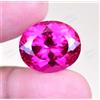 Naturale Splendid Rosa Rossa Rubino 22.60 CT Ovale Certificato Attraente Loose
