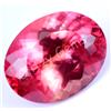 Naturale Rosso-Rosa Padparadscha Zaffiro 20.45 CT Ovale Certificato Gemma