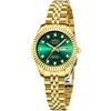 NIBOSI Orologio da donna analogico al quarzo, in acciaio inox, quadrante con datario e giorno, luminoso, impermeabile, delicato, classico, lussuoso, con diamanti, elegante, da donna, per polsi piccoli