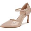 Naturalizer Amber, Cinturino alla Caviglia Donna, Vintage Mauve Patent Leather, 38 EU Larga