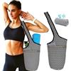 SusggO Pack Borsa per tappetino da yoga e asciugamano rinfrescante Borsa per tappetino da yoga Asciugamano da palestra Asciugamano in microfibra. Borsa per tappetino yoga Pilates Fitness (ZigZag)
