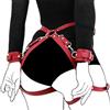 AJOHBM cinghia da yoga in pelle regolabile Ś𝚎xu𝚎ll𝚎 per cosplay e partyB-D-S-M (nero/rosso)-02308