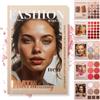 VolksRose kit trucco professionale - Set di ombretti, illuminante, fard e contouring con lucidalabbra, collezione trucco viso tutto in uno per un finish professionale