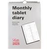 Letts of London Agenda mensile 2025 per tablet, formato A4