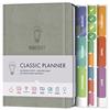 LUX PRODUCTIVITY Agenda giornaliera e agenda per appuntamenti,Diario di gratitudine,Riviste da scrivania per donne e uomini,LUX Productivity Classic (grigio perle)
