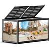 BUCATSTATE Gabbia per Criceti 3.0: Grande Gabbia in Metallo Impilabile con Accesso dall'alto, Facile da Montare, 100L x 50W x 52H cm, Serbatoio per Criceti Siriani Nani (0,5 m², Nero)