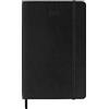Moleskine Agenda Settimanale 2023, Agenda 12-Mesi, Agenda Settimanale, Copertina Morbida, Formato Tascabile 9 x 14 cm, Colore Nero