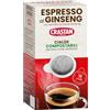 CRASTAN 1870 - Cialde ESE Compostabili - Espresso al Ginseng - Con estratto di Panax Ginseng - Box da 18 Cialde - Compatibili con Macchine Espresso - Priva di zuccheri