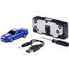 Carson 1:60 Nano Racer Ford Mustang ShelbyGT500 blu - Auto telecomandata, veicolo RC, giocattolo per bambini, telecomandato, auto RC, telecomando 2,4 GHz