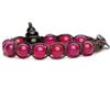 VLNET | Bracciale Tamashii Originale Tibetano | pietre naturali e Calabash in Shungite | Unisex Taglia Unica | Benedetto dai Monaci Tibetani (agata rossa)