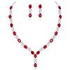 Clearine Donna Parure Gioielli-Collana Orecchini Elegante Delicato Zirconia cubica Infinito Y-Forma Collana Ciondolare Set