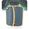 LELNOOS Cover Chiave Auto, Silicone Custodia Chiave Protettiva Copri Chiavi per Ford Fiesta MK7 MK6 ST Line Zetec Focus MK2 B-Max C-Max S-Max Ecosport Ka Mondeo MK4 Galaxy Kuga Puma Explorer