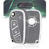 LELNOOS Cover Chiave Auto, Silicone Custodia Chiave Protettiva Copri Chiavi per Fiat Panda Punto Qubo Ducato Idea Bravo Fiorino Stilo Doblo Tipo Lancia Ypsilon Y Musa per Citroen Nemo Peugeot Boxer