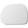 SENZEAL Vetro dello Specchietto Lato Guida Riscaldato con Piastra Portante per Fiat 500L 2012-2022 (Sinistro)