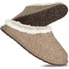 easy and green Kuschel Pantofole da donna - Made in Germany - Pantofole in feltro per uomo e donna in feltro di lana riciclato e cotone biologico, beige., 40/41 EU