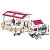 SCHLEICH 72121 - Set da gioco per veterinari nella scuola di equitazione (Horse Club)