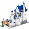 alltogetho Enorme Swan Stone Castle Micro Mini Blocks - 10000pcs Set di costruzione impegnativo, puzzle 3D ad alta difficoltà, Realizzazione finale, pezzo decorativo fresco, perfetto tempo killer