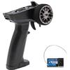 Akozon Trasmettitore e Ricevitore Rc 3 Canali, Telecomando Radio Turbo Racing 2.4GHZ 91803GVT Serbatoi per Barche a Controllo Manuale per Camion Rc