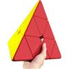 Vdealen Cubo Magico Pyraminx Cubo Puzzle Piramidale Tornitura Veloce E Regolare Giocattolo da Viaggio Twist per Bambini