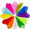 Teouuas 12 Pezzi Foulard Giocoleria, Fazzoletti Colorati per Bambini, 60x60 cm, Bambini Foulard in Chiffon per Danza, Ginnastica, Giochi Sensoriali, Festa, Spettacolo Magico e Asilo