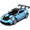 TOKAXI Modello in Metallo Fuso Porsche 911 GT3 RS in Scala 1/36, Veicoli a Tirocinio Posteriore Porsche 911 GT3 RS, Auto Giocattolo, Regali per Ragazzi e Ragazze