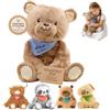 Lilly's Love Animali di peluche ponderati per adulti e bambini - Peluche calmante da 2,3 kg per ansia, ADHD e sensoriale, lavabile in lavatrice con inserto rimovibile, Benji The Bear
