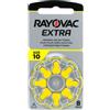 Rayovac Extra 10, 8 batterie per apparecchi acustici, ad alta potenza, batterie zinco-aria, 1 blister, giallo - 10AUX-8XEMF