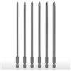 CPROSP 6x Bit Avvitatore Lunghi 150mm, Punta a Croce Con Codolo Esagonale Per Cacciaviti Elettrici Manuali, Trapani