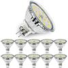 Allesgute Confezione Da 10 Lampadine MR16 GU5.3 LED 6000K Bianco Freddo, Lampadina Alogena Da 45W Equivalente A 450lm, Fascio Luminoso Ampio 120°, AC/DC 12V MR16 GU5.3 LED, Non Dimmerabile
