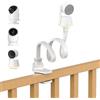 Dr.Care Supporto per Baby Monitor, Clip Universale Regolabile per Telecamera Bambino, Compatibile con Tutti i Baby Monitor, Braccio Flessibile Lungo per Culla, Senza Strumenti