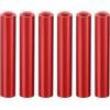 PATIKIL 6pz Distanziali Alluminio M3 Distanziali Metallici M3 Alluminio 3mm ID x 6mm OD x 35mm L Distanziali Filettati per Viti Standoff Rotondi per Auto Rc Droni Schede Madri Rosso
