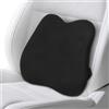 Quirlig Cuscino Lombare Auto, Cuscino Lombare Sedia Ufficio in Memory Foam, Cuscino Schiena Ergonomico, Supporto Lombare per Auto, Ufficio, Nero