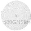 Haizibo 480 g - 12 m di nastro al piombo per tende, tessuto e zanzariera (bianco)