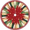 Huifengjie Tappeto per Albero di Natale, 120cm Gonne Albero di Natale Copri Base per Decorazioni Natalizie, Christmas Tree Skirt(08)