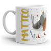 Paolo Chiari Tazza in Ceramica Caffè e Tè, Personalizzata con Nome, Idea Regalo Compleanno per Amici e Familiari, Certificata per Alimenti, Adatta al Microonde, Made in Italy (Matteo)