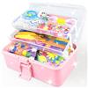 VLUINANI 3000 Pezzi Lavoretti Creativi per Bambini DIY Art Craft Set Scovolini Colorati per Lavoretti Colorati Pompon Sticks Piume Kids Mestiere Fai da Te Decorazioni Kit Creativo Giochi Regali 4 5 6 7 8 Anni