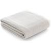 GAMUSI Coperta per divano in cotone, multiuso, per letto, 130 x 180 cm, colore grigio chiaro