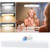 Draome Luce Specchio Bagno Led, 4000mAH Ricaricabile Lampada Specchio